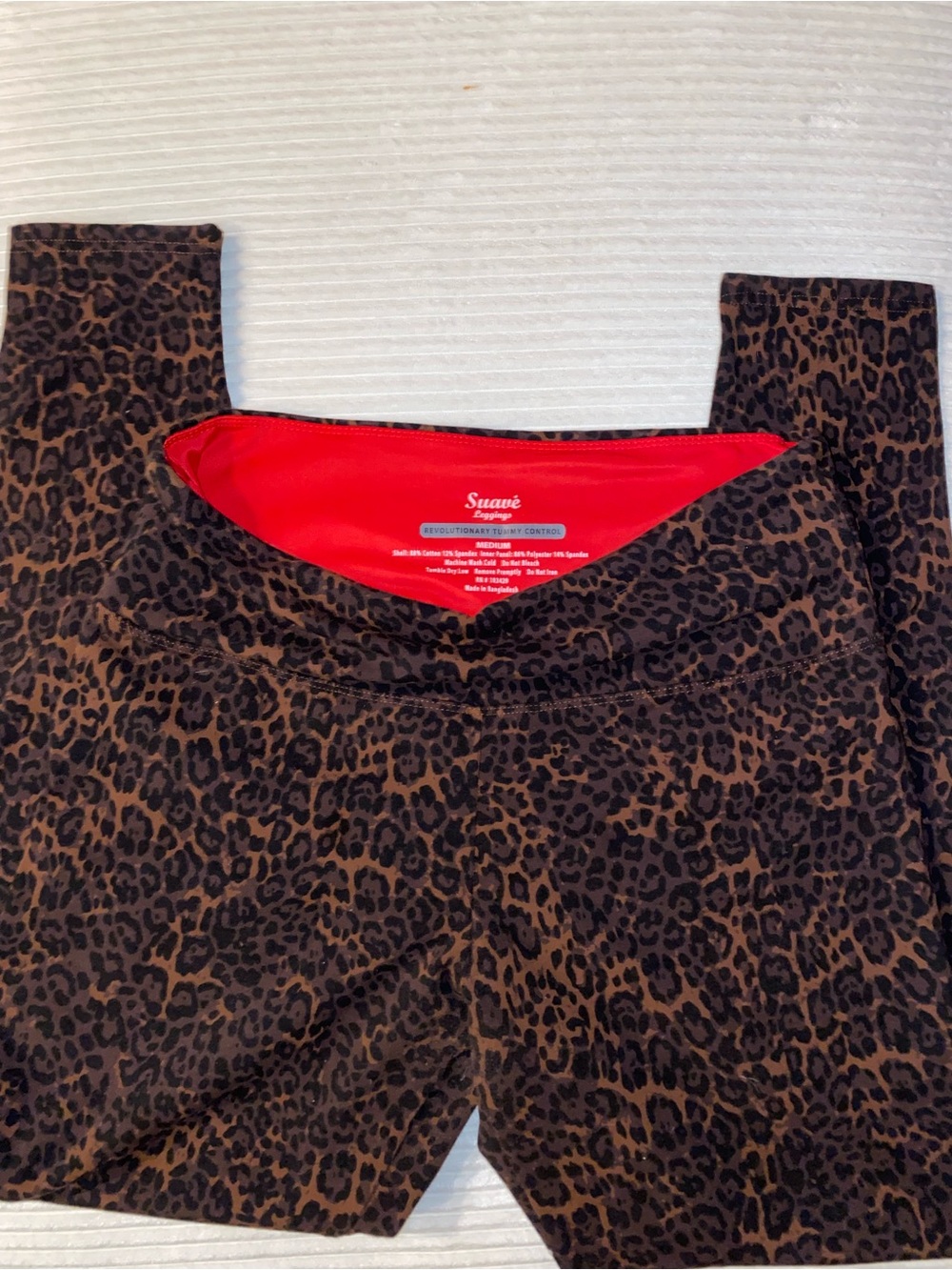 Suave Brown Leopard Print Leggings